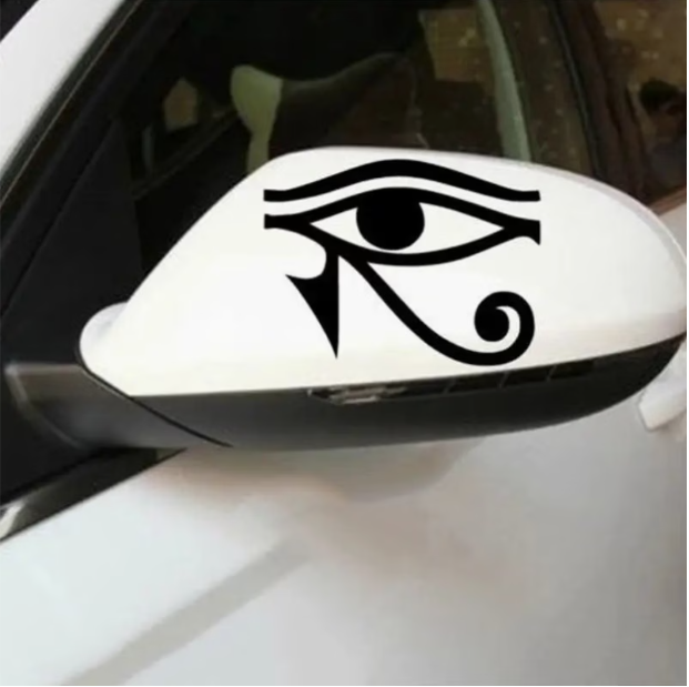 Car Accessories Egypt - Autocollant en vinyle œil d'Horus égyptien,