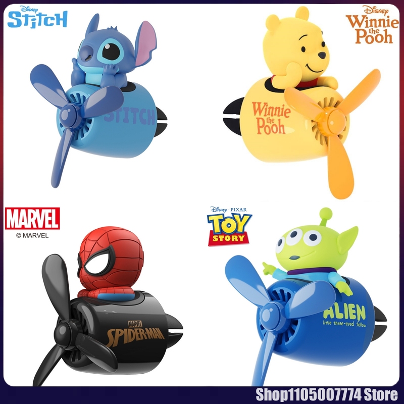 Car Accessories Decoration - Stitch Spiderman personnages extraterrestres voiture monté
