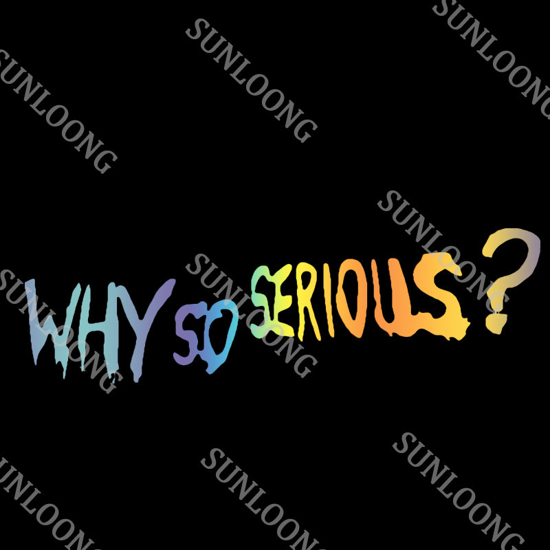 Car Accessories Joker - Autocollants personnalisés Why So Serious pour