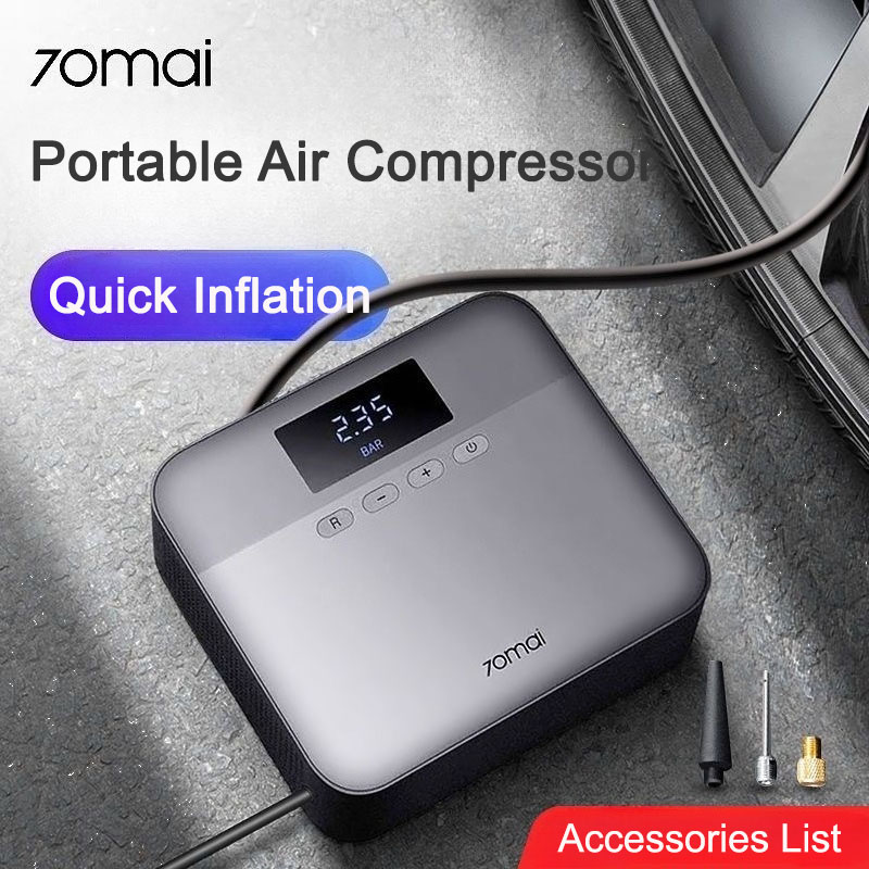Car Portable Tire Inflator - 70mai compresseur d'air Portable gonfleur de