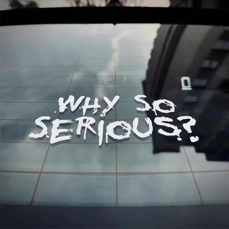 Car Accessories Joker - Autocollant de moto Joker « Why
