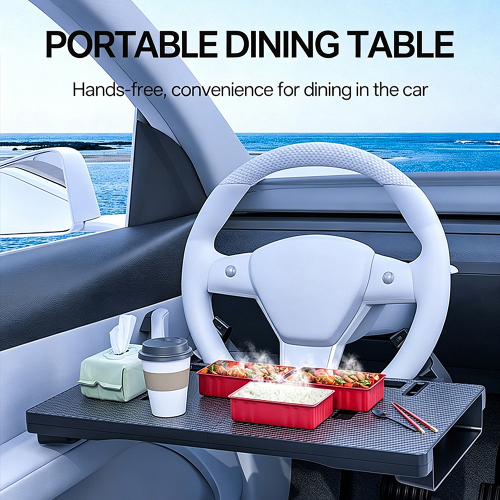 Car Seat Organizer - Plateau de bureau pliable 2-en-1 pour