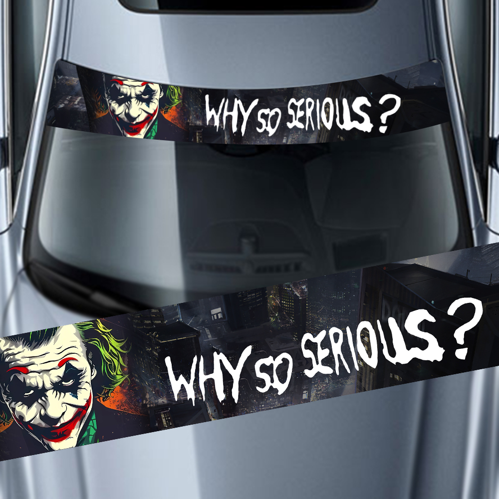 Car Accessories Joker - Pourquoi si sérieux autocollant de voiture