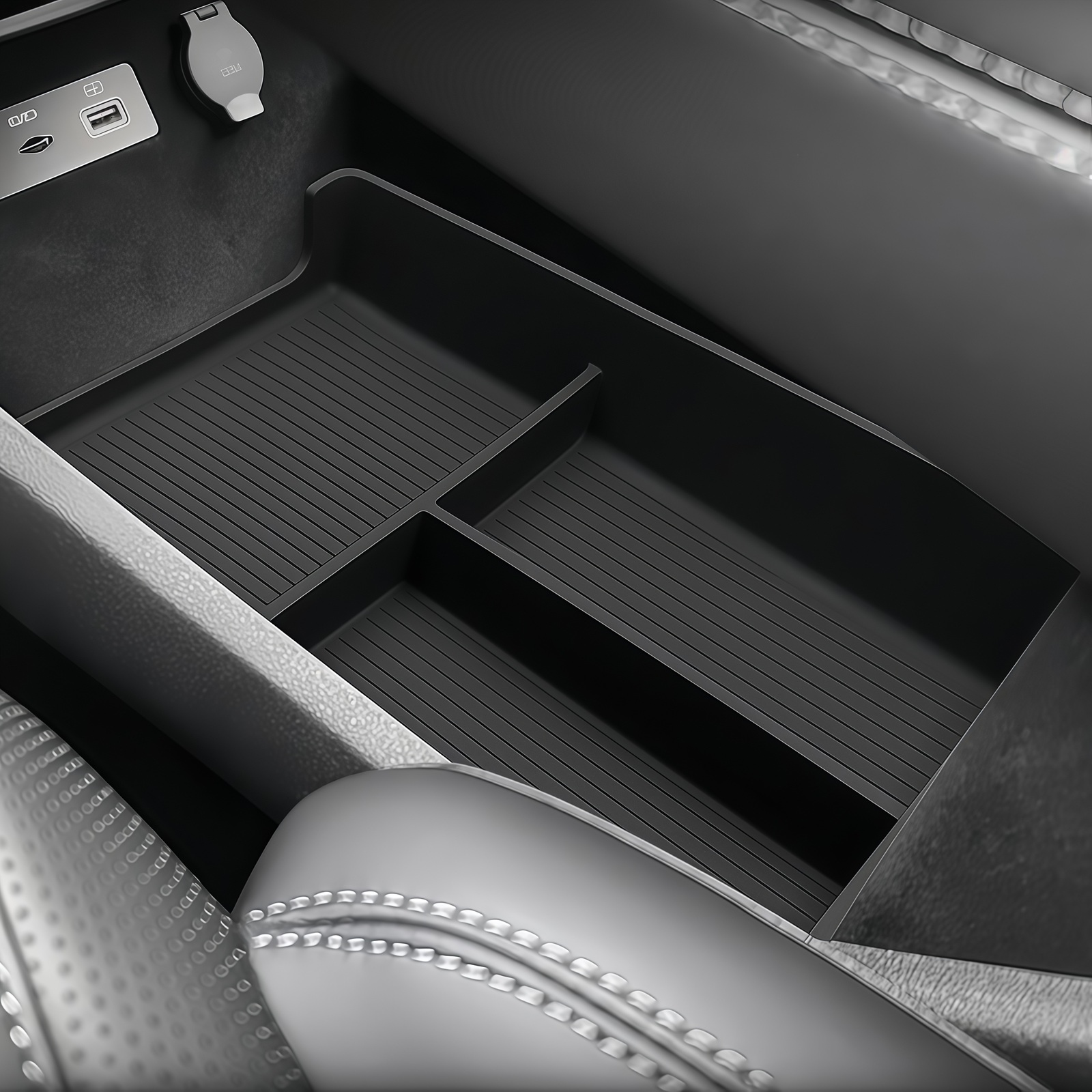 Car Seat Organizer - Organiseur de rangement inférieur pour console
