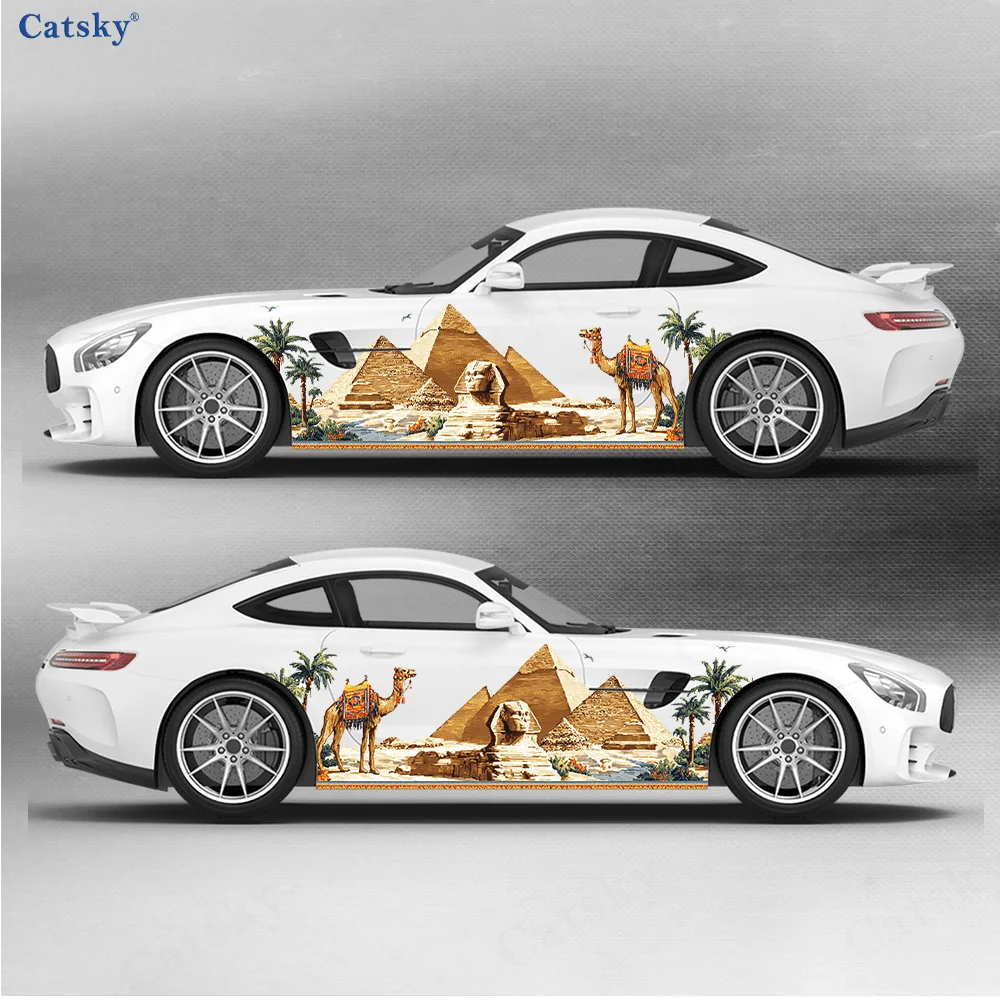 Car Accessories Egypt - Autocollants pour voiture Pyramides et chameaux