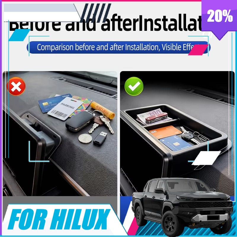 Car Seat Organizer - BOMP Pour Toyota Hilux SR SR5