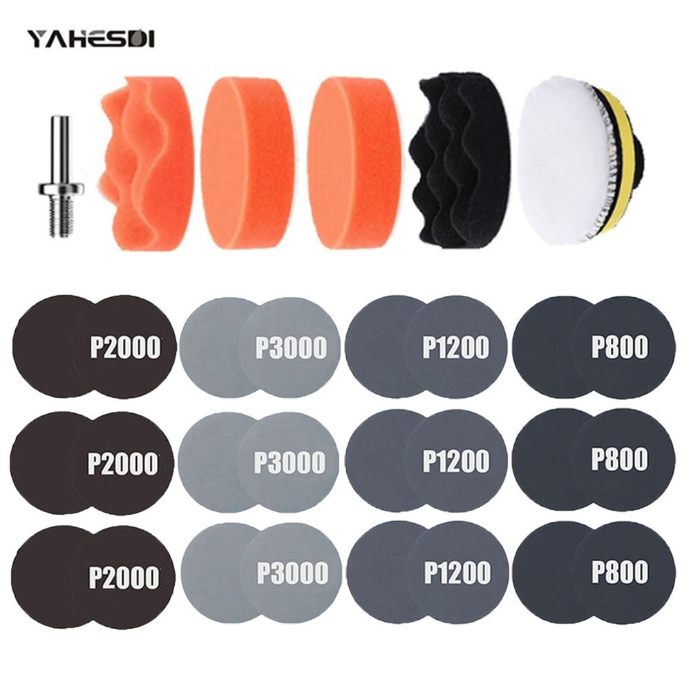Car Wax Polishing Pad - Éponge de polissage de voiture, disques