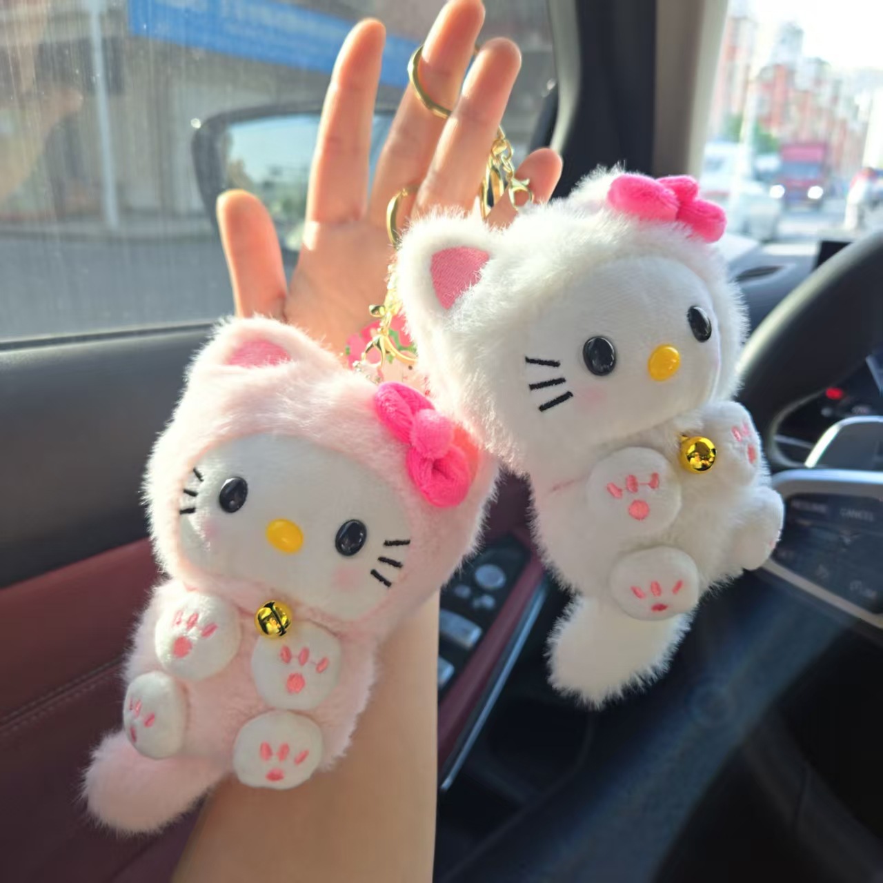 Car Accessories Decoration - Pendentif chat HelloKitty Kawaii, décoration de