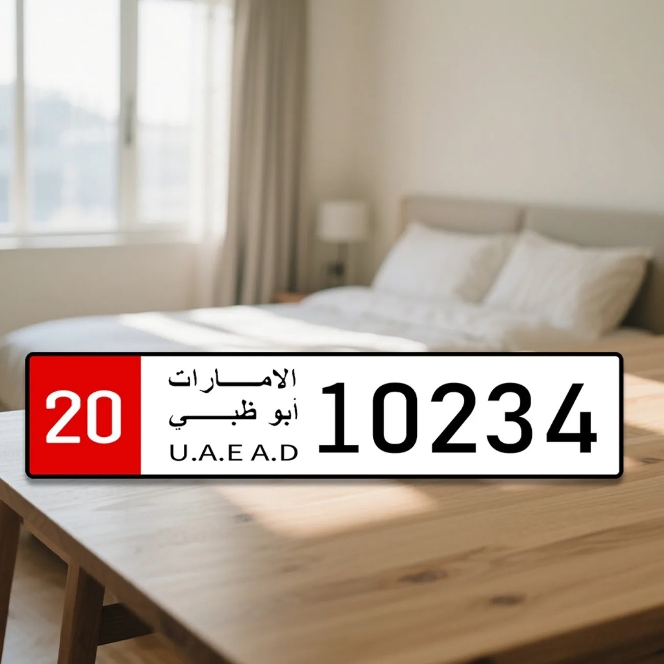 Plaque d'immatriculation perso - Car Accessories Uae avis et prix