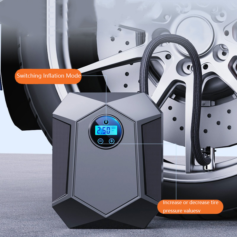 Compresseur d'air portable fil - Car Portable Tire Inflator avis et prix