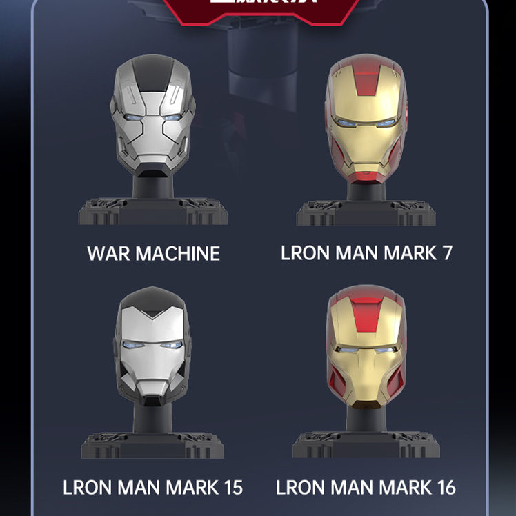 Masque de casque Iron Man Orig - Car Accessories Joker avis et prix