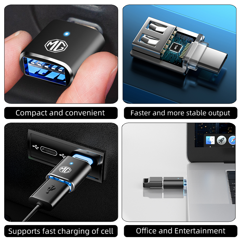 Adaptateur LED de Type C vers  - Car Accessories Website avis et prix