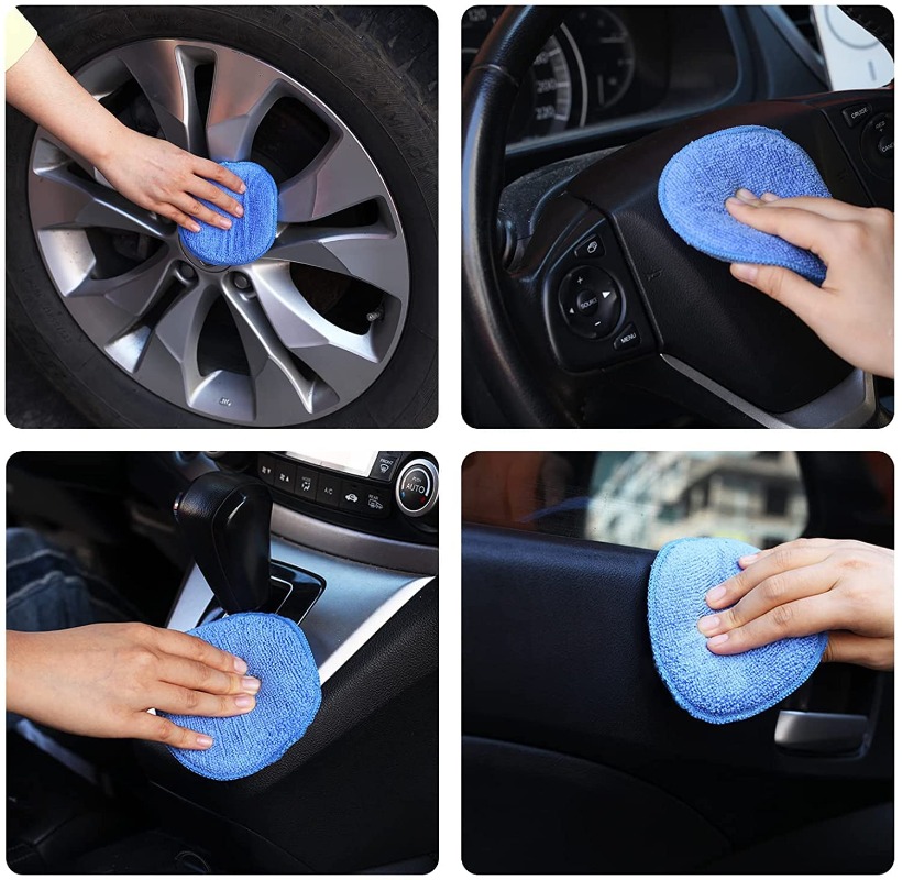 Lot de 10 tampons applicateurs - Car Wax Polishing Pad avis et prix