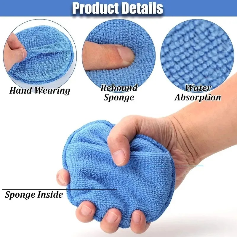 Lot de 10 tampons applicateurs - Car Wax Polishing Pad avis et prix