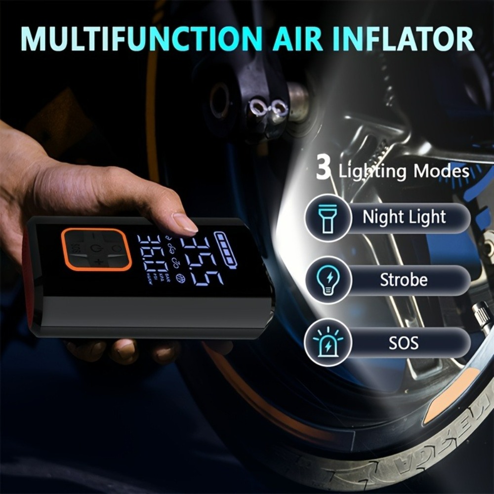 Compresseur d'air portable san - Car Portable Tire Inflator avis et prix
