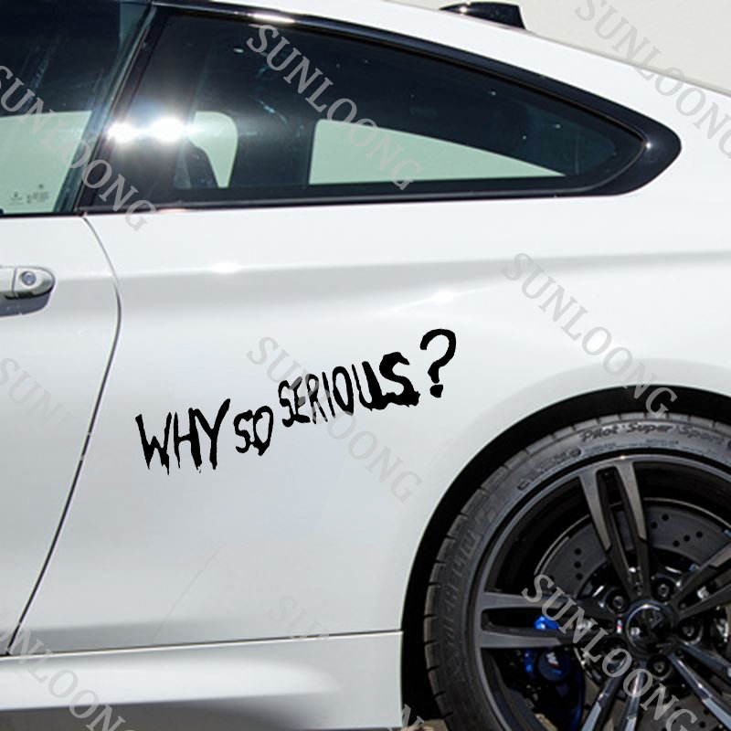 Autocollants personnalisés Why - Car Accessories Joker avis et prix