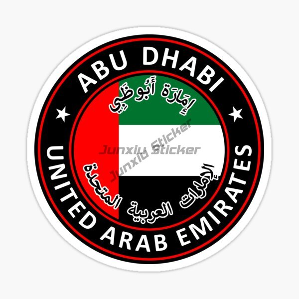Autocollant circulaire drapeau - Car Accessories Uae avis et prix
