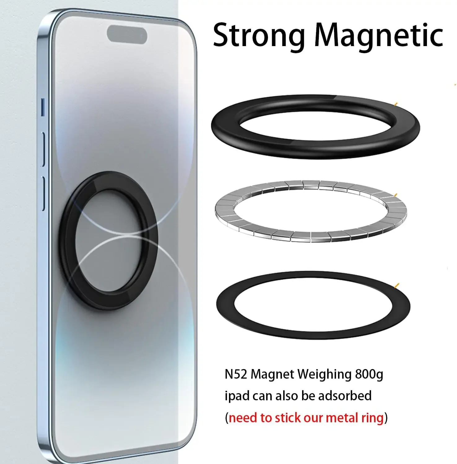 Support magnétique adhésif pou - Car Phone Holder Magnetic avis et prix