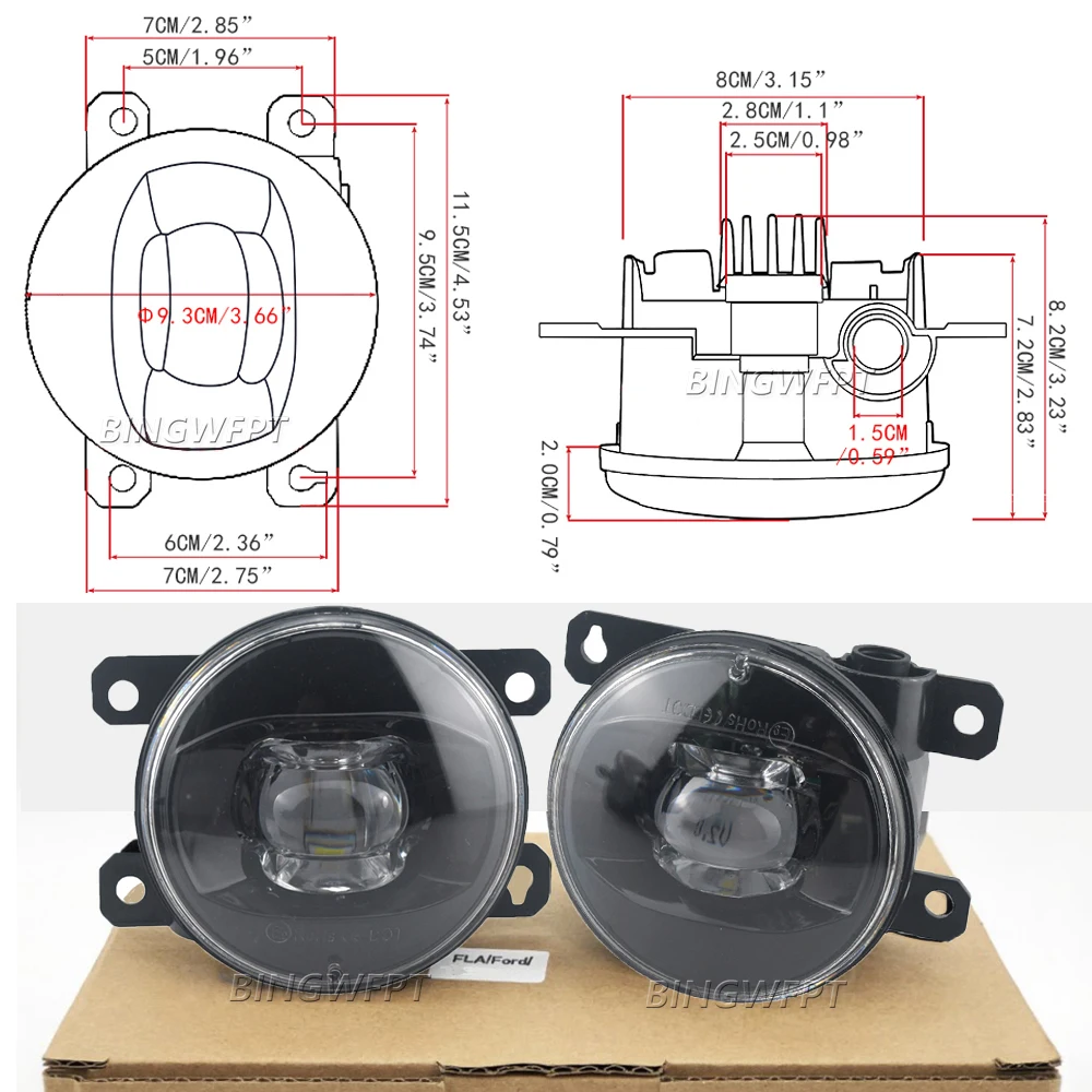 Ensemble de lampe antibrouilla - Car Accessories Uae avis et prix