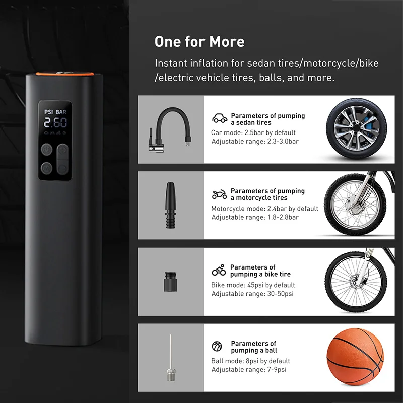 Mini compresseur d'air numériq - Car Portable Tire Inflator avis et prix