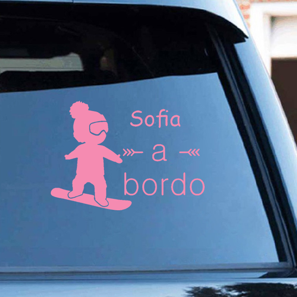 1pc vinyle bébé à bordo coloré - Car Accessories Decoration avis et prix