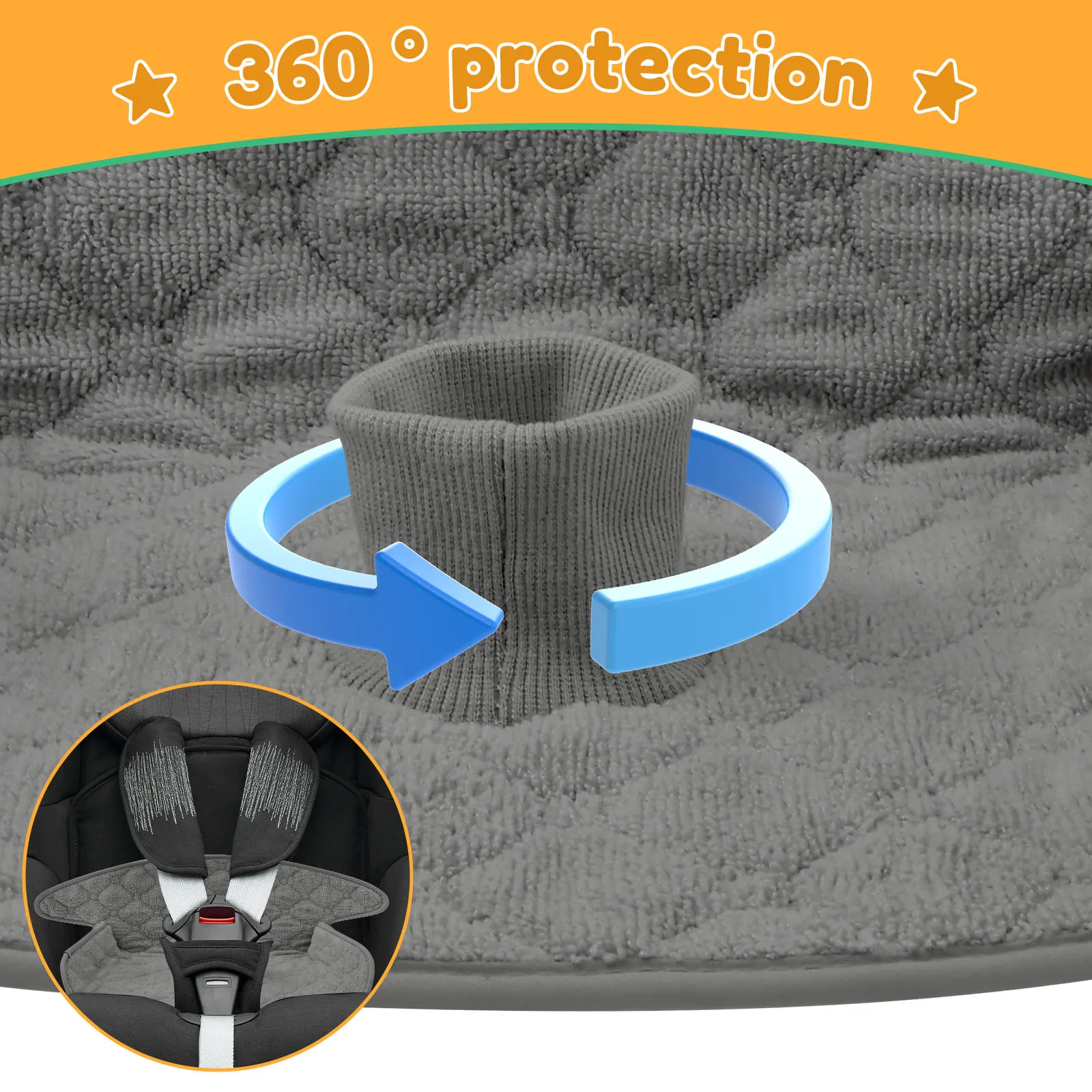 Lot de 2 protège-sièges bébé e - Car Accessories For Baby avis et prix