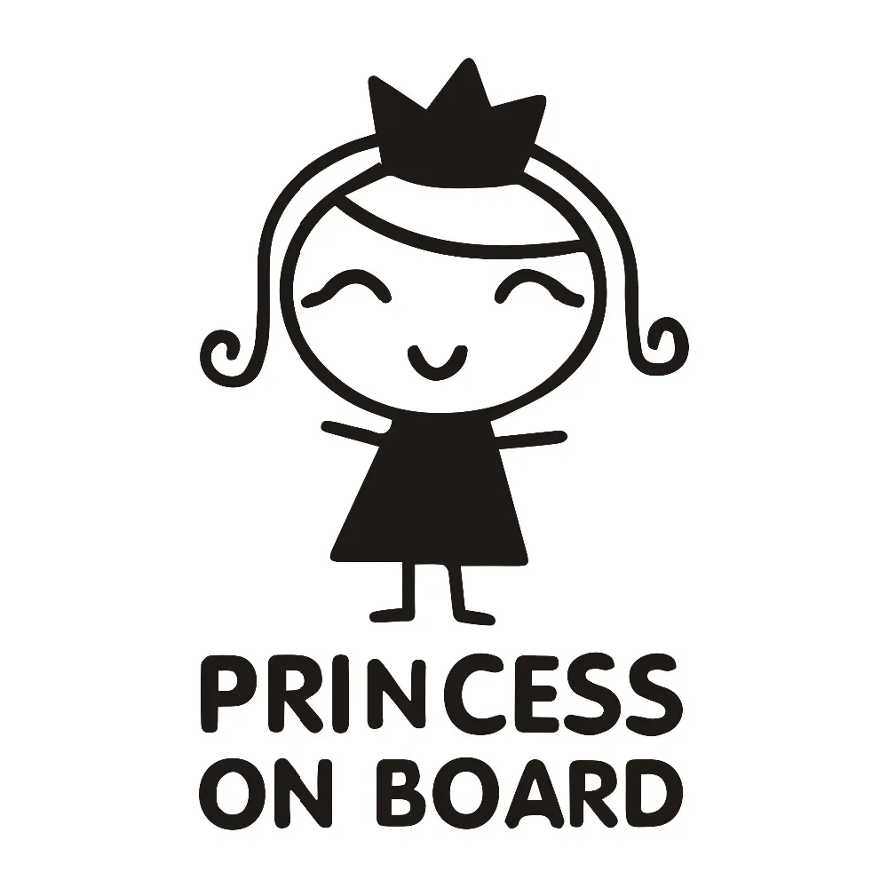 Autocollants de voiture prince - Car Accessories For Baby avis et prix