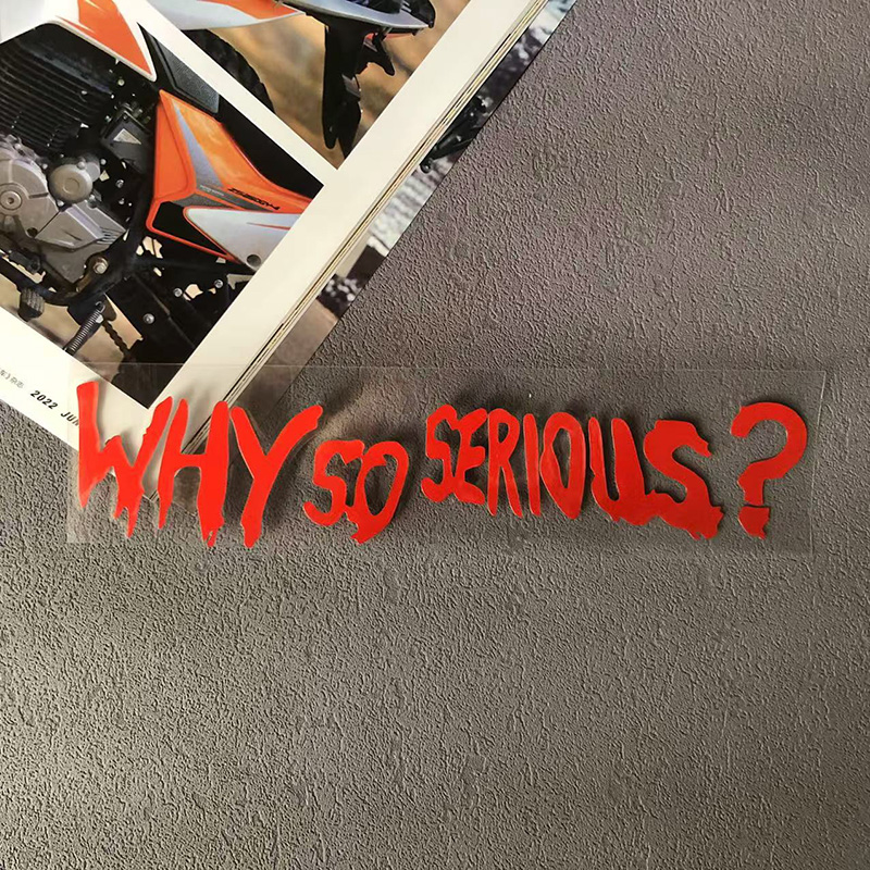 Pourquoi si sérieux décalcoman - Car Accessories Joker avis et prix