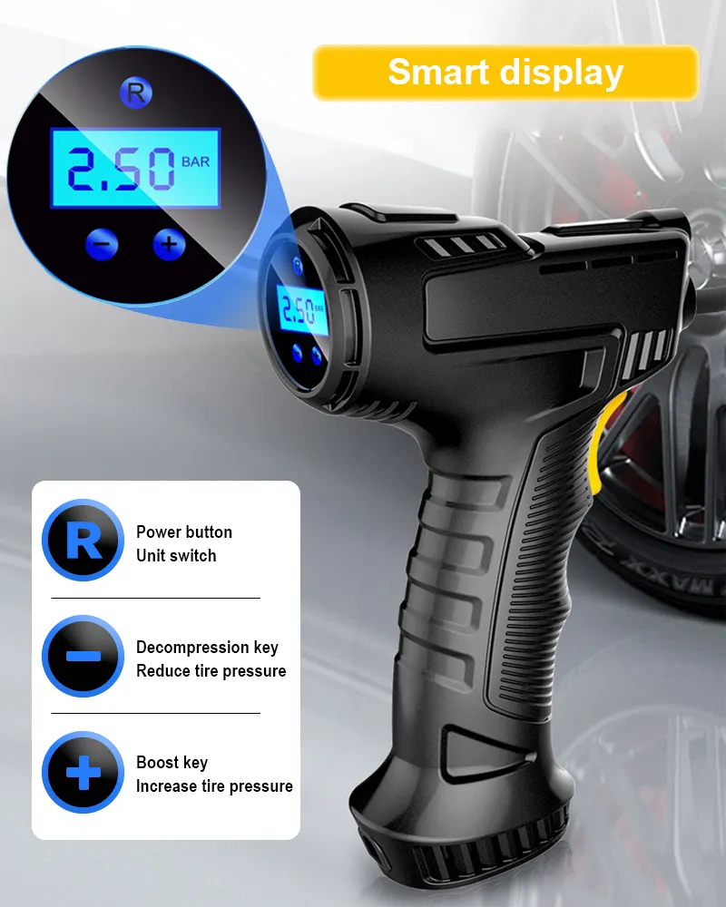 Compresseur d'air pour voiture - Car Portable Tire Inflator avis et prix