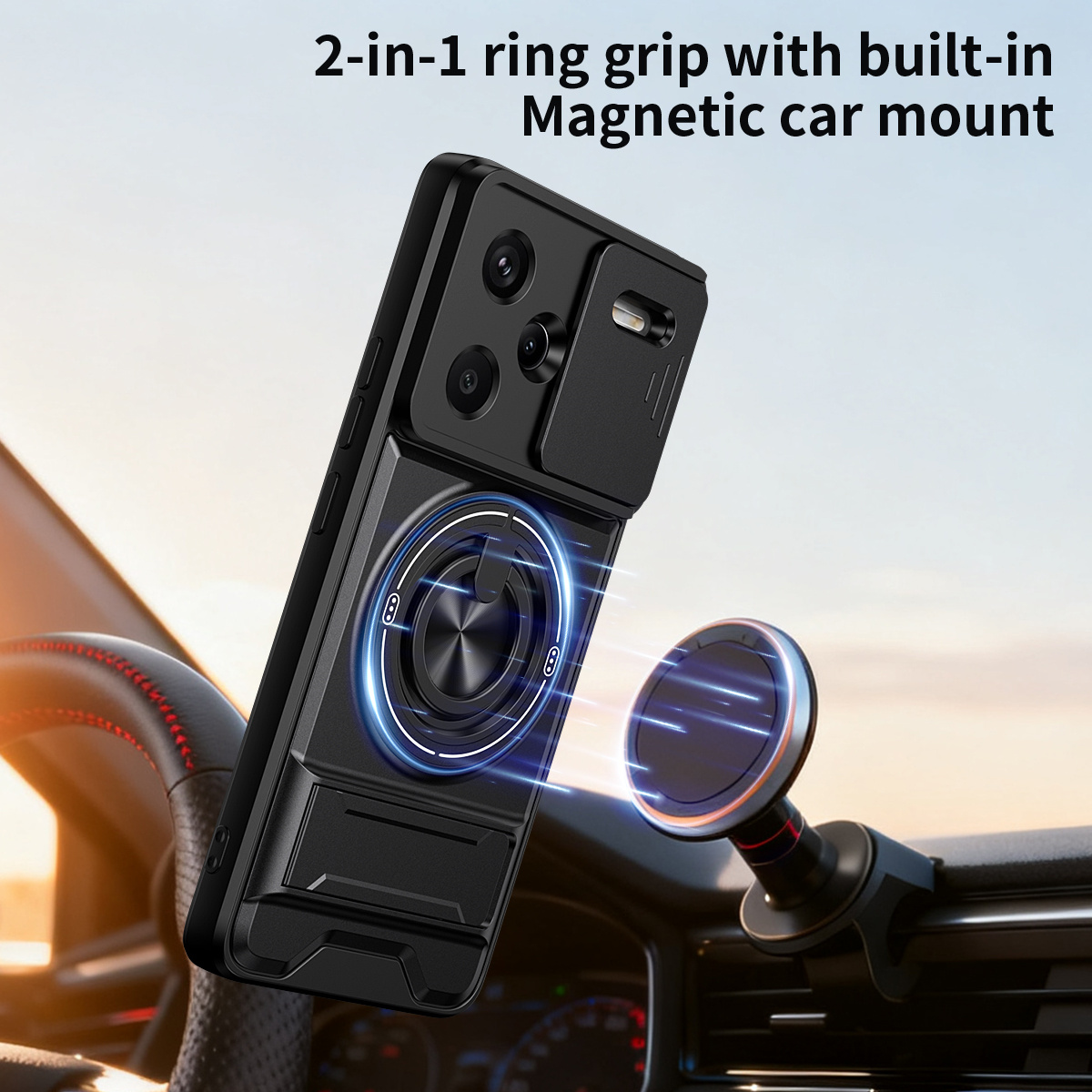 Coque de téléphone avec object - Car Phone Holder Magnetic avis et prix